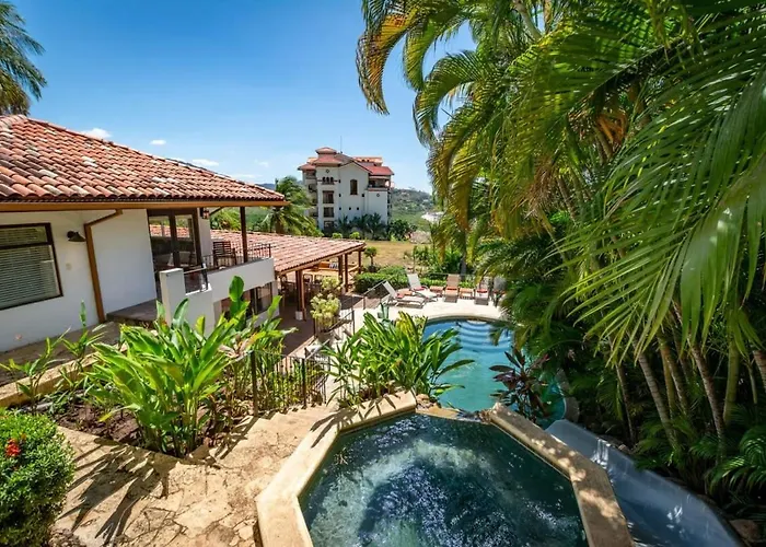 Сasa de vacaciones Stunning With Brand-new And Oceanview Terrace With Private Swimming Pool & Hot Tub